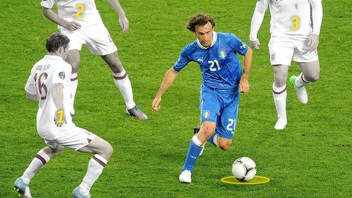 Selección de Italia durante un partido